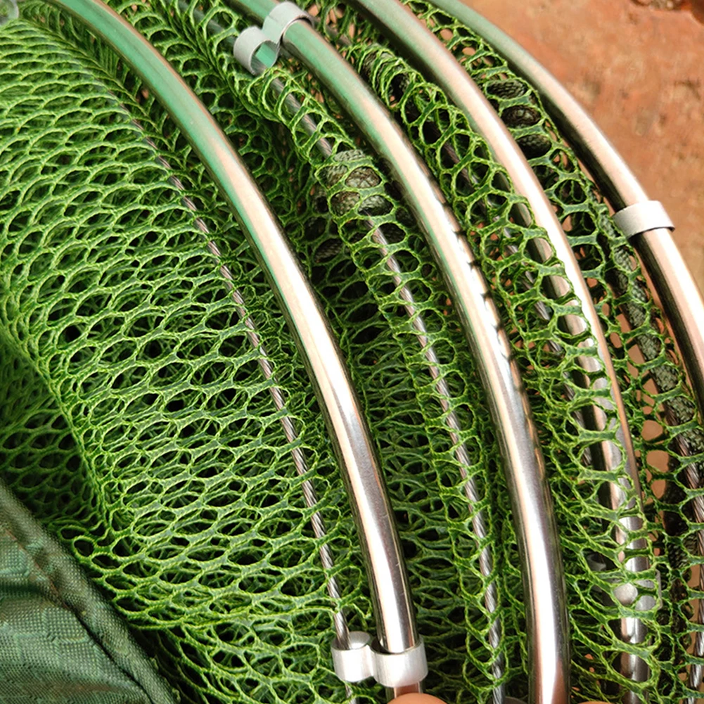 1.5 متر/2.5 متر لصقها الصيد صافي الأسماك فخ التجفيف السريع الصيد فخ شبكات طوي جراد البحر الفخاخ الكارب الصيد اكسسوارات أداة #2