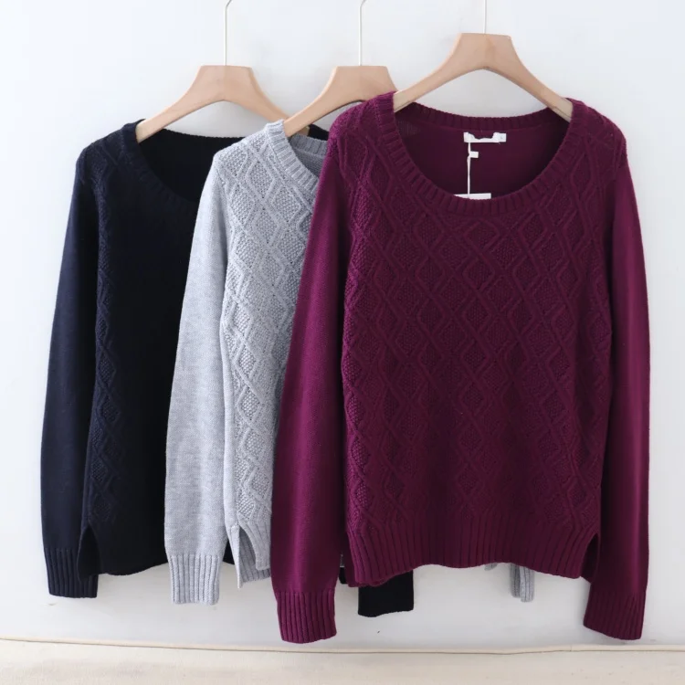 

Облегающий круглый пуловер Ne, женский простой эластичный свитер, хороший весенний сезон, смесь полиэстера