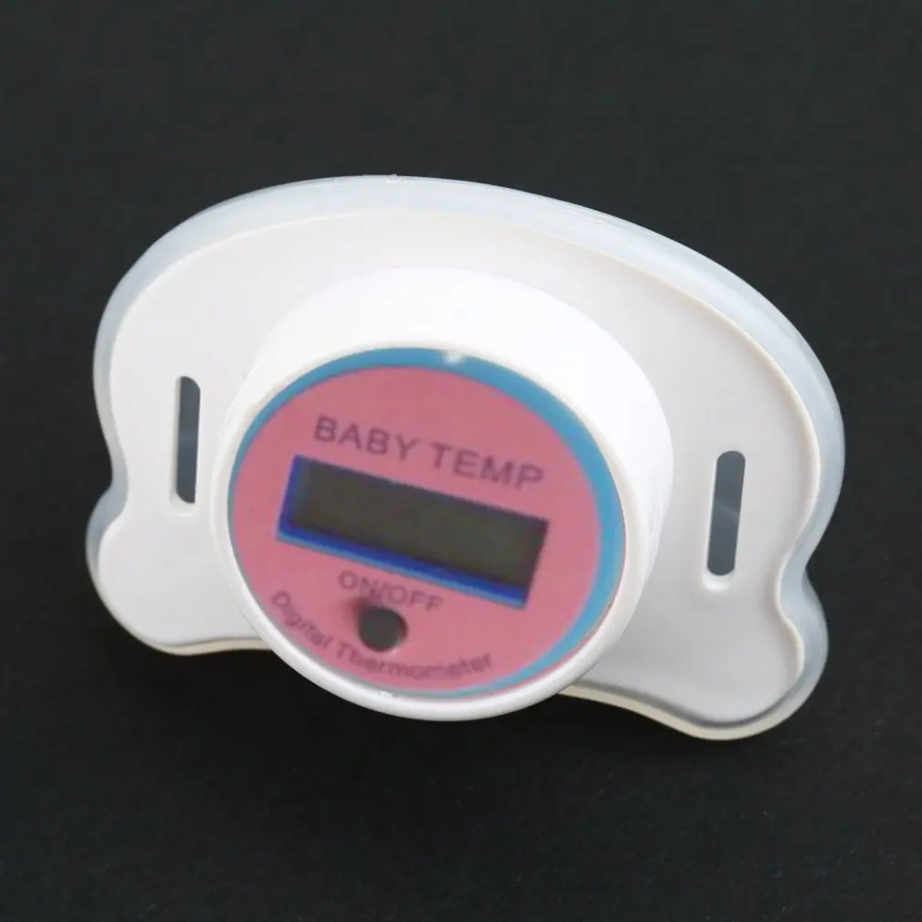 Infant Thermometer LCD Digital Infant Temperature Mouth Nipple Temp Thermometer Pacifier Thermometer