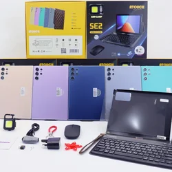 ATOUCH SE2 태블릿, 10.1 인치 안드로이드 태블릿 램, 8GB 롬, 512GB 태블릿 컴퓨터, 키보드 포함