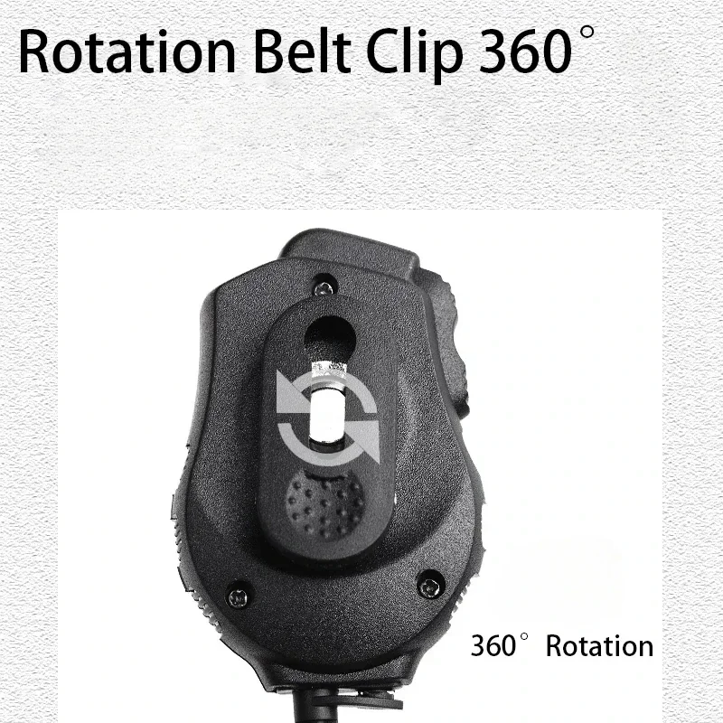 Baofeng Mikrofon UV-82 Dual PTT Speaker Bahu Mic Tangen Headset untuk DM-1701 UVK5 UVK6 UV17 Pro UV5RH UV-18i Walkie Talkie