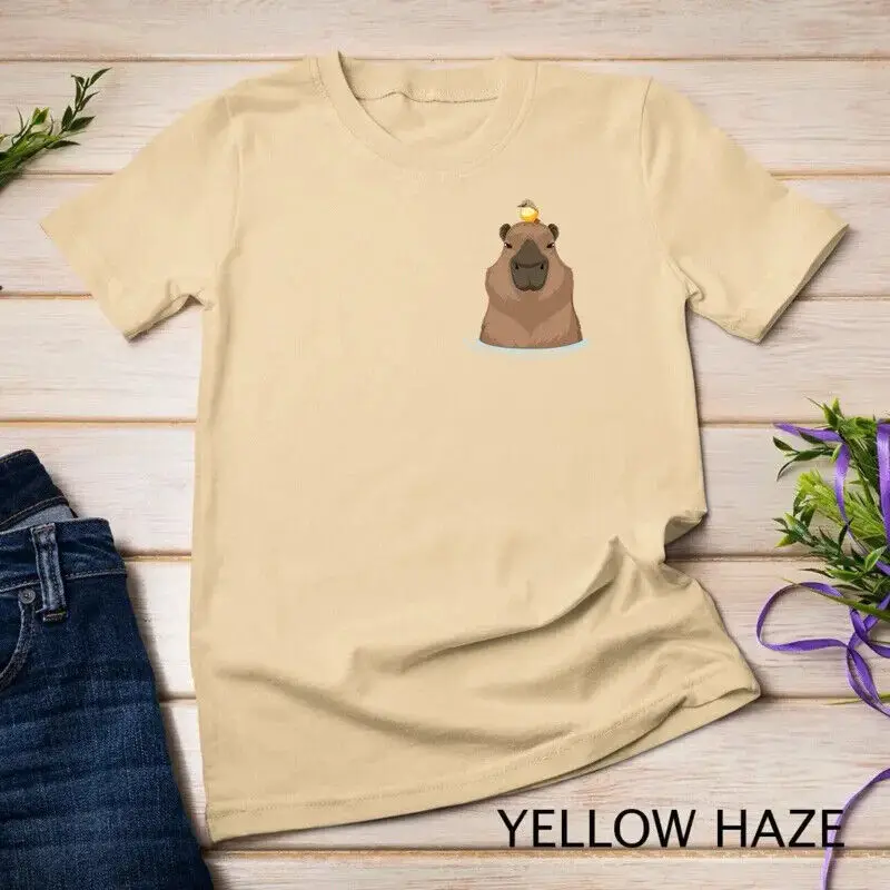 Ok I Pull Up Capybara Pocket divertido roedor lindo Capibara Dank Meme camiseta unisex