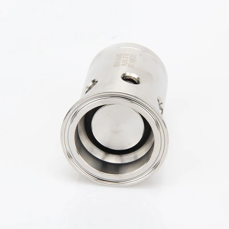 

38mm Tri Clamp FerruleO/D 50.5mm Pressure Relief Safety Valve Sanitary SUS 304 Stainless Steel Beer Brew Fermenter Keg Moonshine