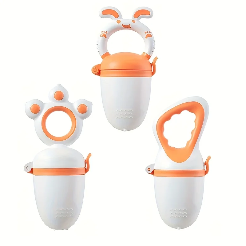 3pcs/1pc Baby Fruit Feeder, Fresh Food Feeder for Juice Feeding Utensils