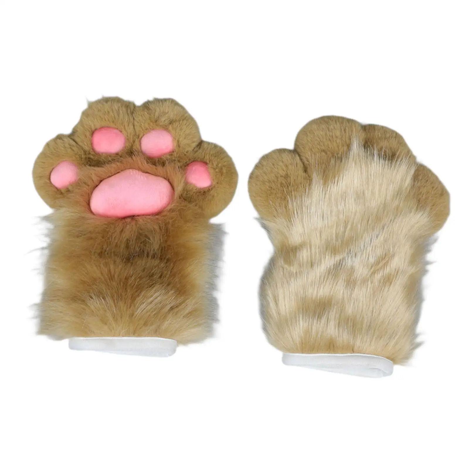 

Перчатки с кошачьими лапами, нарядное платье, перчатки для рук для вечеринки, маскарада, ночного клуба, хаки