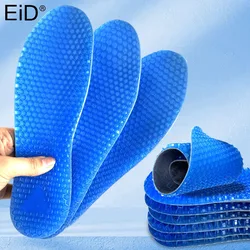 Silicone Gel Orthotic Insoles Honeycomb High Elastic Heel Shock Absorption Sports Running Soft Insoles Relieve Foot Pain Insert