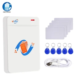 125KHz RFID Copier Duplicator Reader Writer NFC Smart Card 13.56MHz USB Encrypted Programmer Key fobs UID T5577 Rewritable Tags