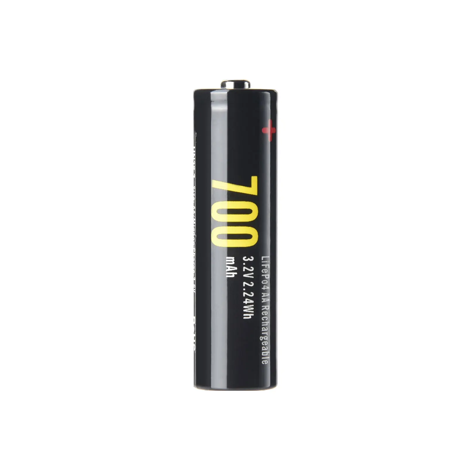 Soshine 4PCS 14500 AA 3.2V 700mAh LiFePO4 Rechargeable Battery with EU Plug Battery Charger F7