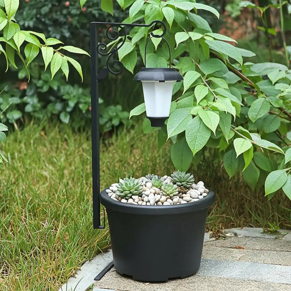Solar Path Marker Light Solar Lamp Post with Planter Waterproof Solar Outdoor Light Decorative Garden Yard Pathway for Patio