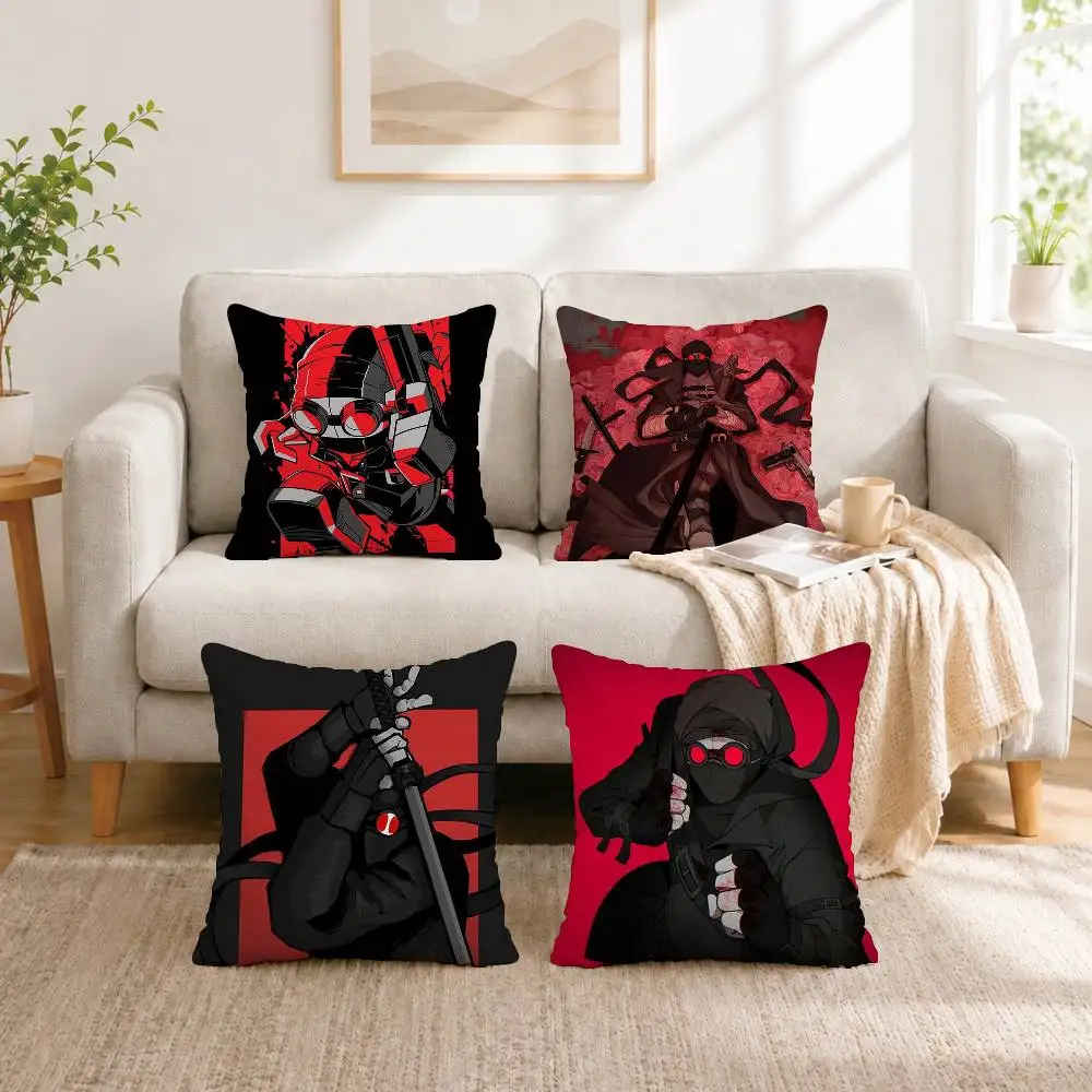

M-MADNESS COMBAT Hank Square Double-Sided printed Pillow Case Bedroom Bedside Pillow Sofa Cushion Cover Gift