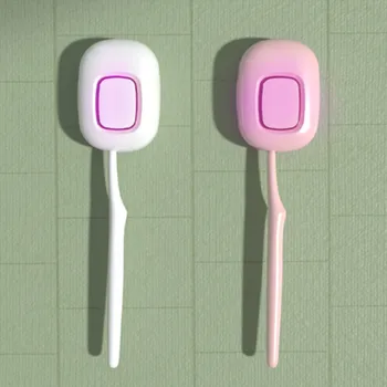 펀치 프리 칫솔 거치대 치약 압착기, UV 살균 칫솔 살균기, USB 충전, 욕실 보관 랙 