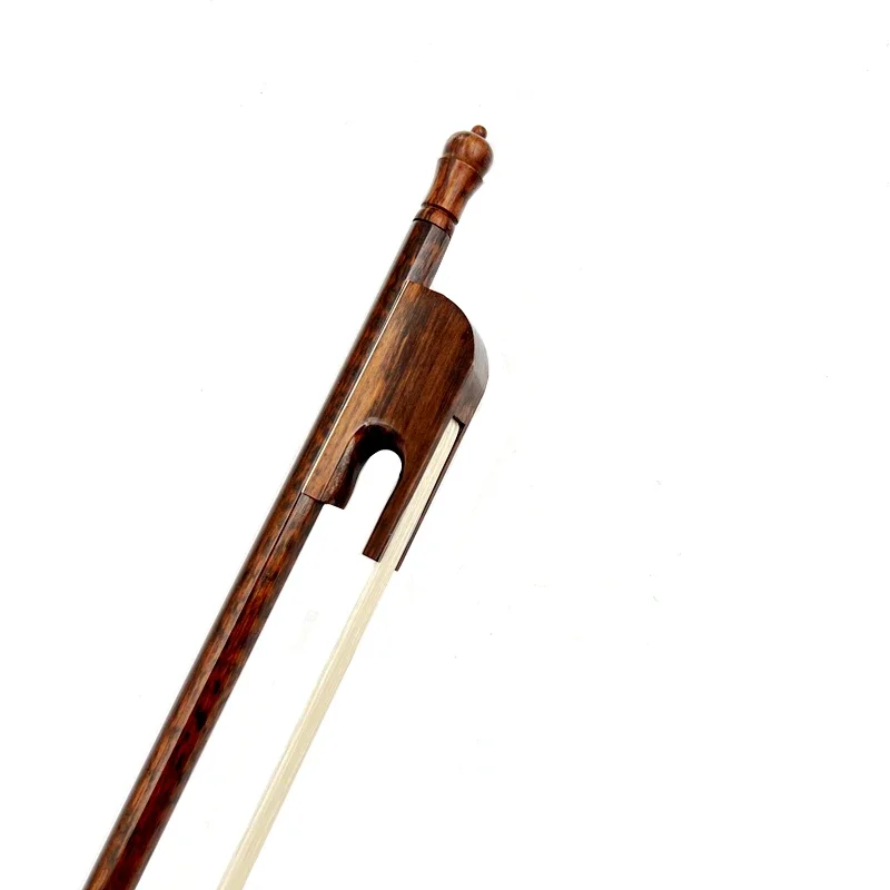 

1pcs Baroque style Violin Bow 4/4 Snakewood letterwood Fiddle Bow.Siberian horsetail horsehair,violin parts
