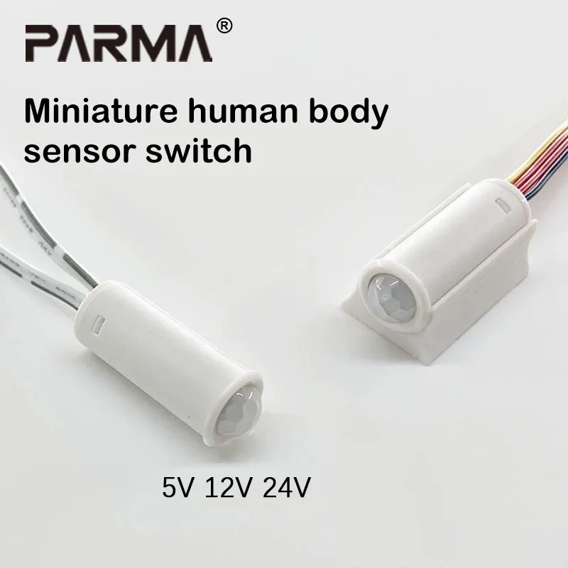 5v12v24v Light-controlled human body sensor switch. Infrared delayed-off LED smart sensing lamp for wardrobes and cabinets