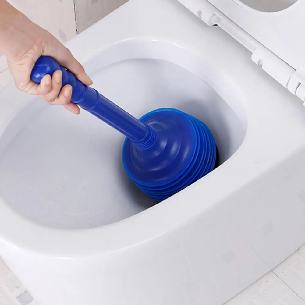 Multi Purpose Toilet Dredge Pump High Pressure PVC Plunger Tool For Toilet Sink Bathtub Drain Pipe Blockage Removal
