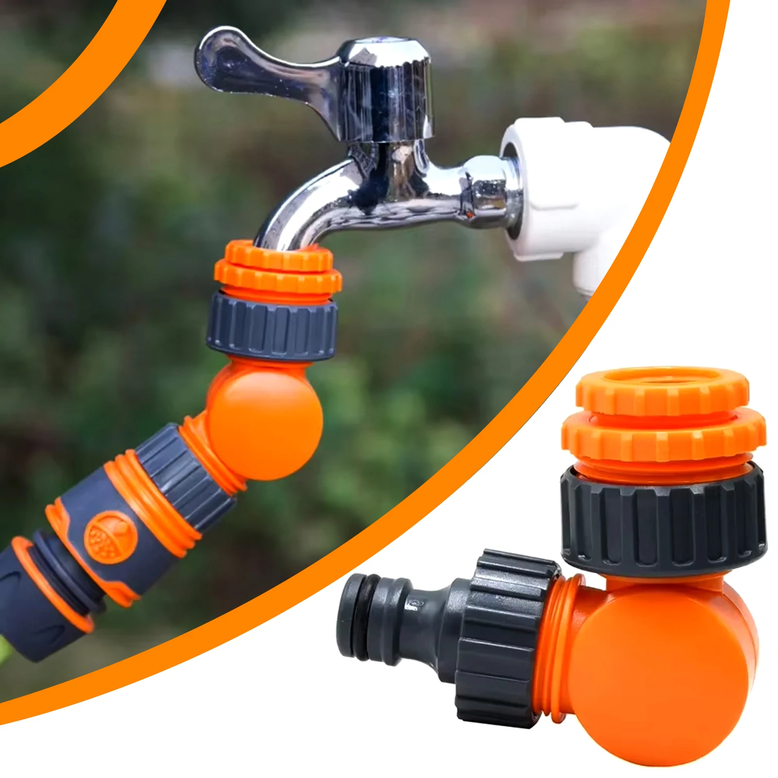 Car wash water pipe connector Garden Hose Connector 1/2 Inch Faucet Adapter Plastic Quick Connect Click-lock Watering Irrigation