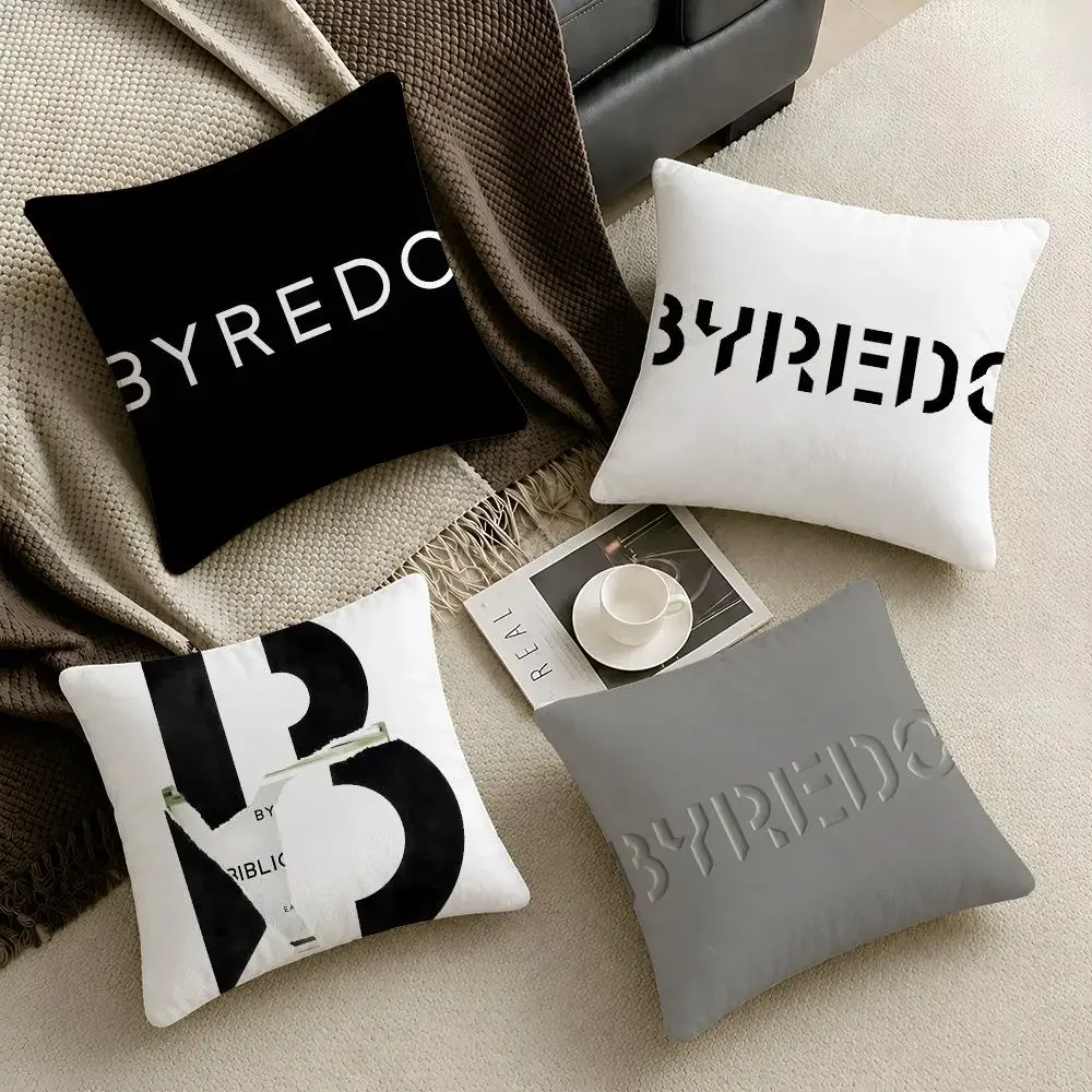Fragrance Byredo Niche Perfume Cushion Cover  Throw Pillow Soft Short Plush Cozy Durable Colorfast Sofa Bedroom Home Decor Gift