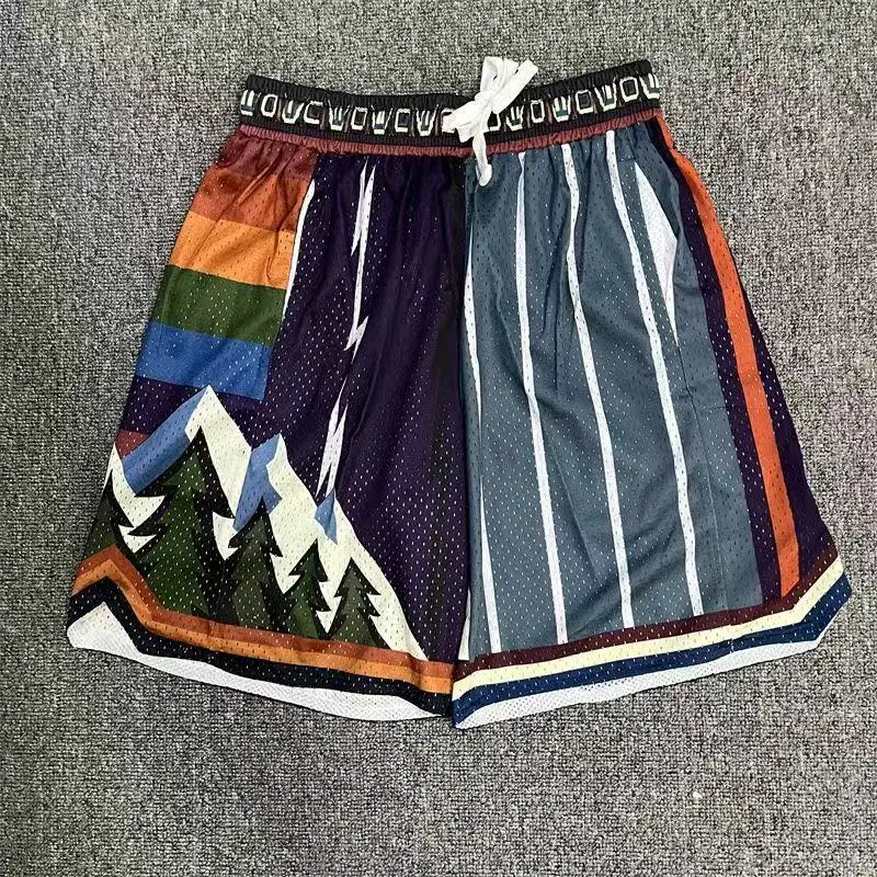 

2025 Street Trend Sports Mesh Shorts Men's Children's Trend Summer Quick Dry Casual Breathable Loose Teen Comfortable Y2K