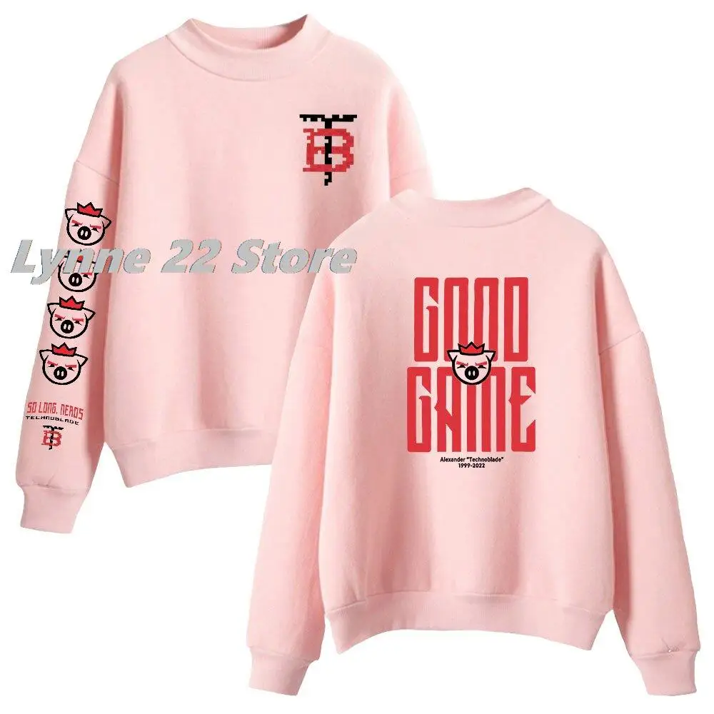 Hot Sale NEW HOT Technoblade Rip So Long Nerds Unisex Crewneck Tee Women Men 2024 Rest in Peace Clothes sweatshirt