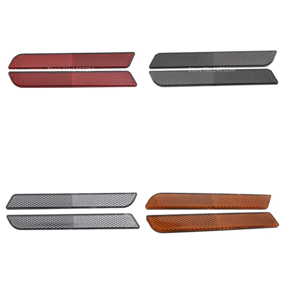 2 pz/set Accessori Moto 4 Colori Custodia Laterale Riflettore Striscia di Plastica Abs Coperture di Chiusura Per Il Modello Touring 1996-2013 Standard