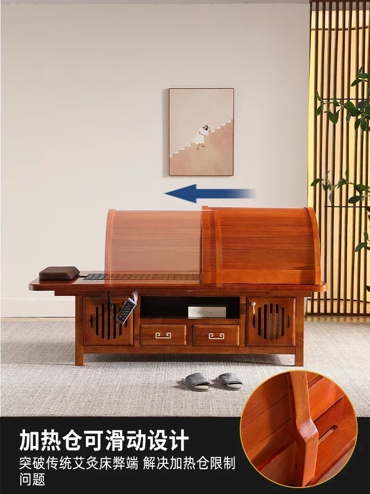 

Hot SalesSolid Wood Fumigation Bed, Moxibustion And Beauty Salon Specific Health Preserving Sweat Steaming