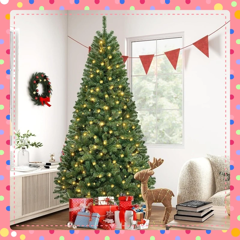 Albero di Natale in pvc crittografato 1,5 M-1,8 M Albero di Natale del centro commerciale dell'hotel di famiglia di Natale dal pavimento al soffitto