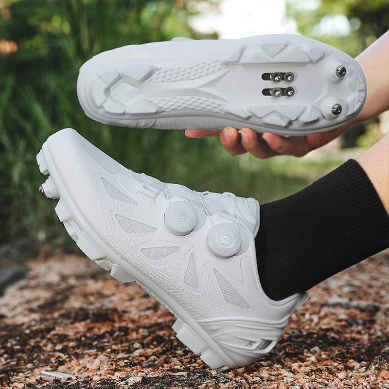 

Велосипедная обувь MTB Мужчины Женщины Спортивные шоссейные велосипедные гоночные скоростные кроссовки Trail Горная велосипедная обувь Spd Педаль Велосипедная обувь на плоской подошве