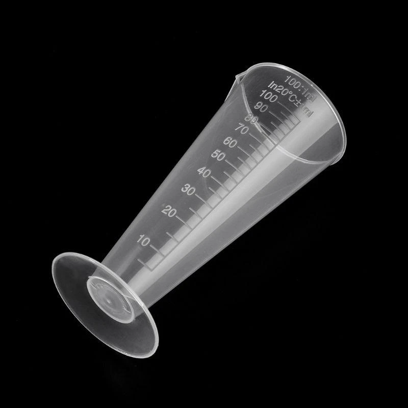  Practical Transparent Measuring Cup Tool 100ml for Vinegar Sauces Liquid Powder