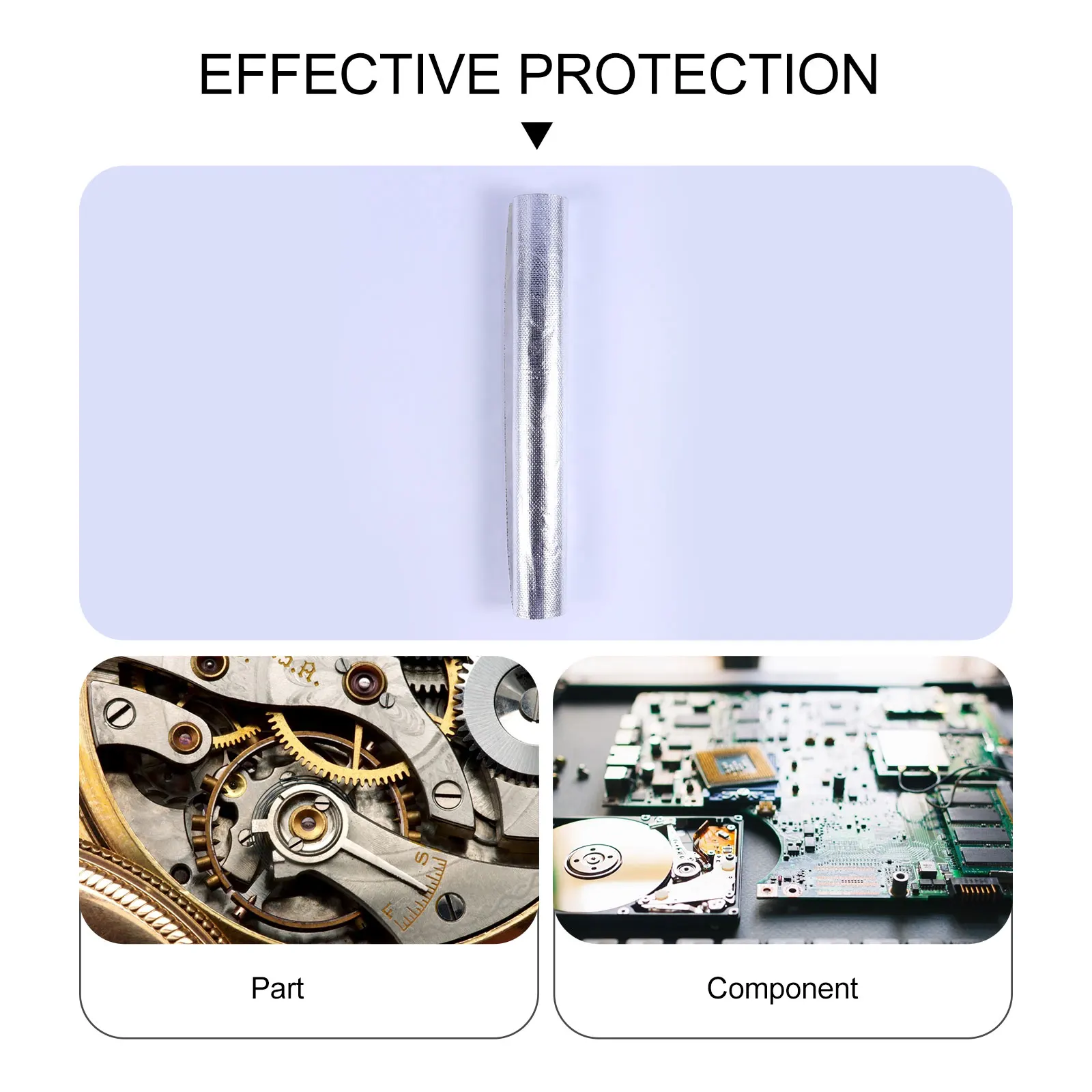 

Aluminized Fiberglass Sheet Self Adhesive Aluminum Foil Tape Heat Resistant Barrier For Painted Surface Protection