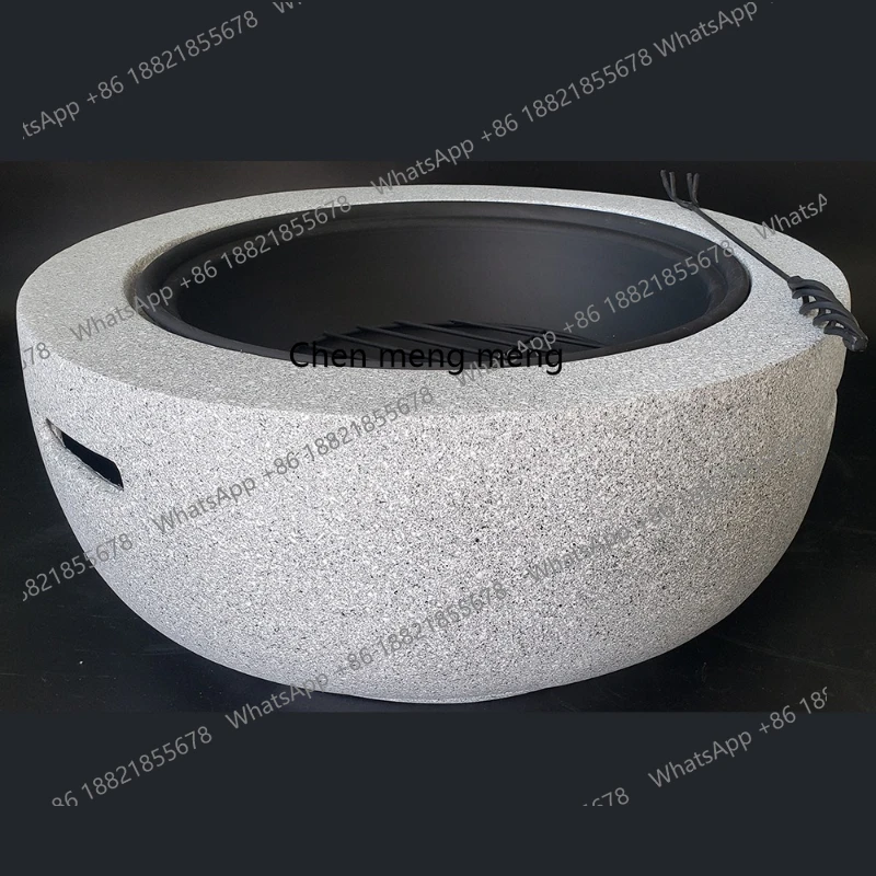 

Outdoor garden grey stove for home and garden patio