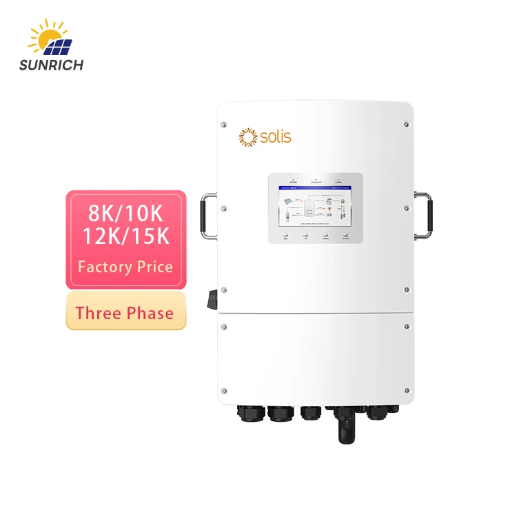 Hot Sale Factory Price Solis S6-EH3P10K02-NV-YD-L Hybrid Inverter 10KW 3 Phase 12KW 15KW High Efficiency 97.5% Li-ion/Lead-acid
