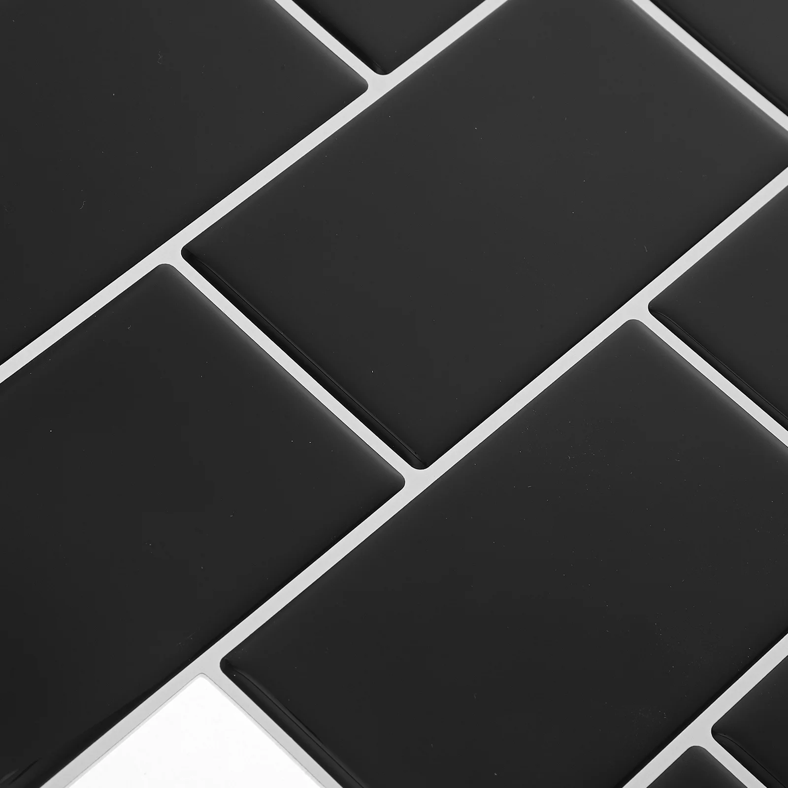 

1 Sheet Self Adhesive Wall Tiles Peel and Stick Tile Sticker Wear Resistant Wall Tile Decals for Kitchen Bathroom Living