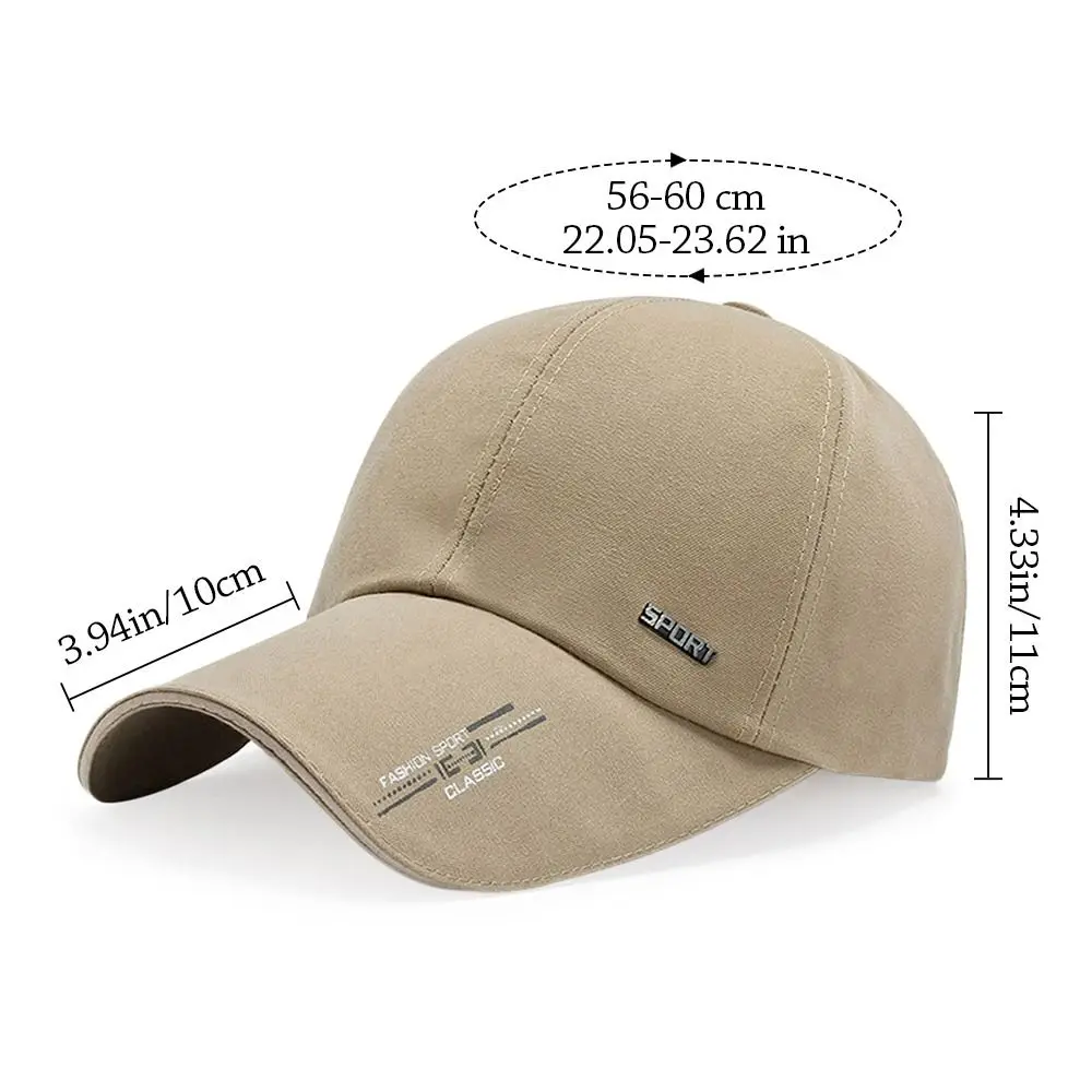 Casual Breathable Baseball Cap Embroidery Hip Hop Sun Hat Spring Summer Adjustable Visor for Men Women