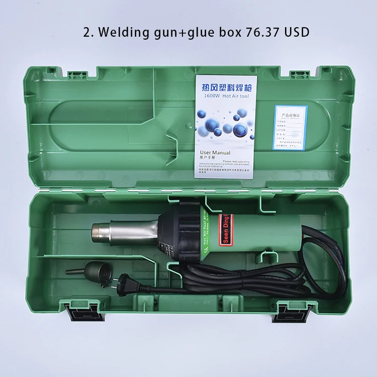 New hot-selling 1600W 230V plastic repair welding machine for welding