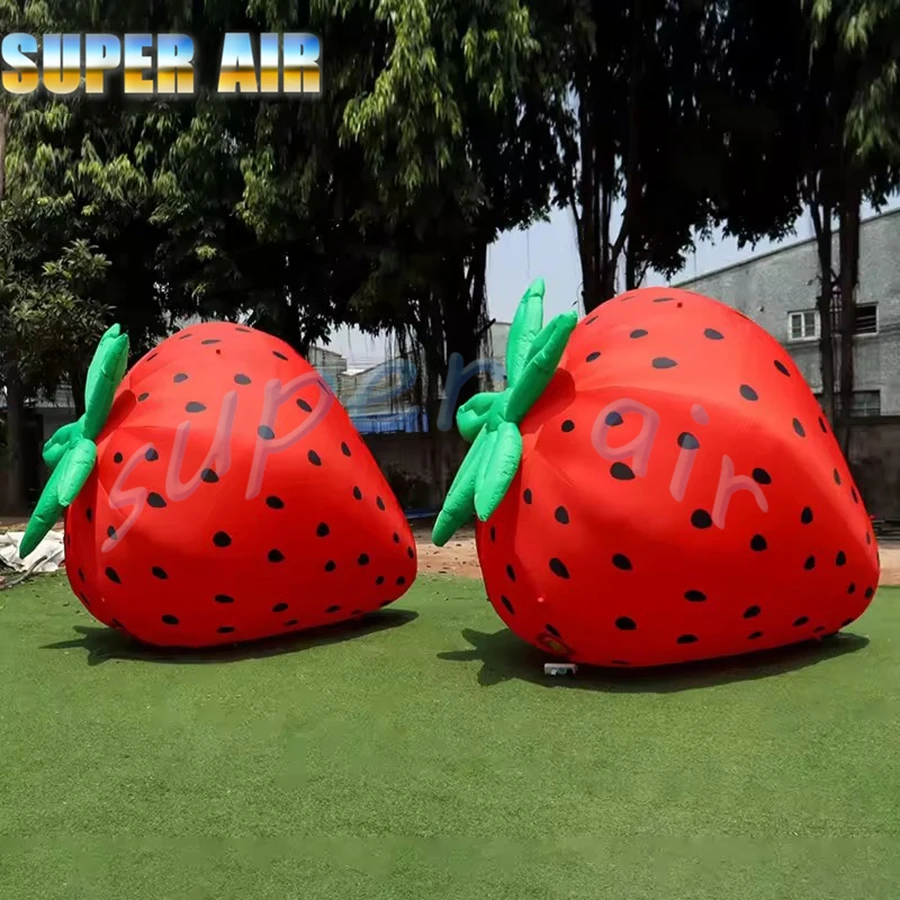 Popolare modello di frutta gonfiabile vivido al limone gonfiabile artificiale per la decorazione dell'edificio