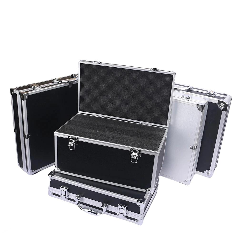 Aluminum Alloy Tool Case Outdoor Vehicle Kit Box Portable Safety Equipment Instrument Case Suitcase Outdoor Safety Equipment