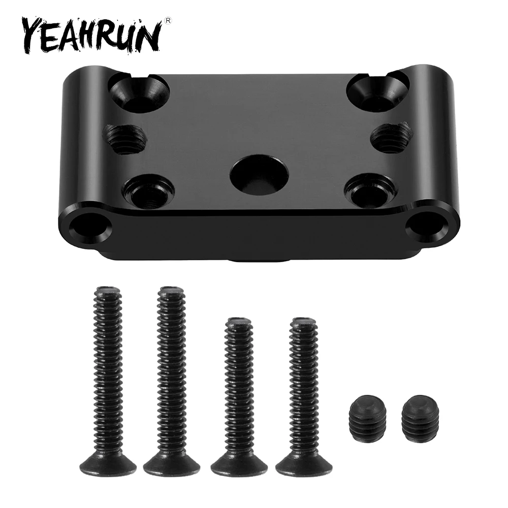 YEAHRUN Aluminum Alloy Front Pivot Block Set Arm Mount for 1/16 Mini-B 2WD RC Buggy Truck Model Upgrade Parts