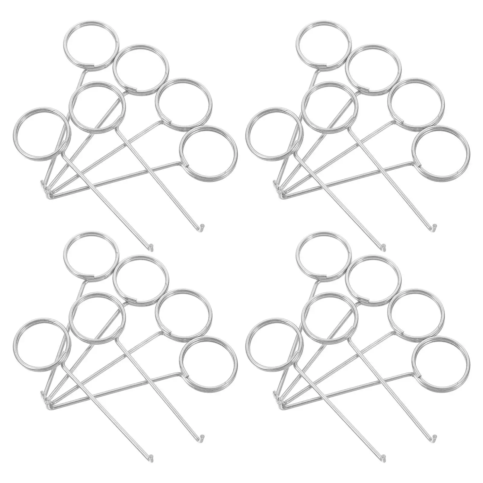 

Набор из 50 шт. ключей-крюков из нержавеющей стали для снятия решеток душевых поддонов, инструмент для быстрого прочистки и эффективного удаления волос