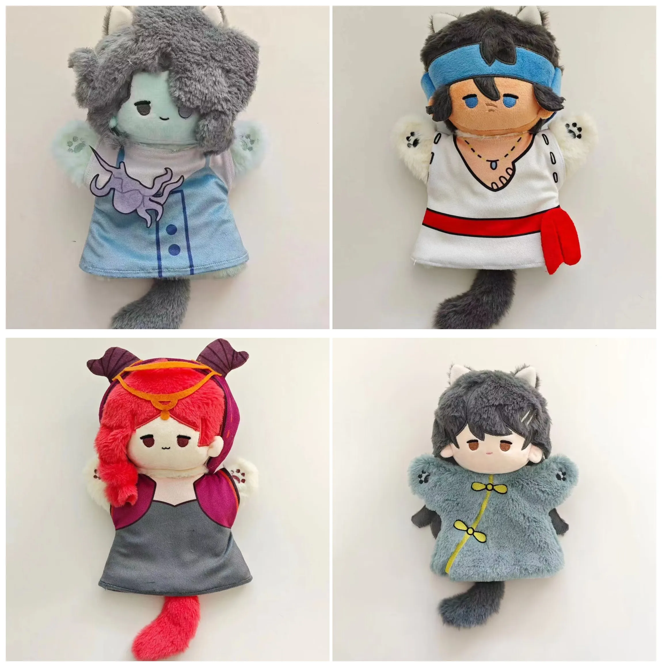 Identity V Grace Naiad Qi Shiyi Antiquarian Ganji Gupta Batter Fiona Gilman Student Hand Puppets Doll Short Plush Cotton Doll