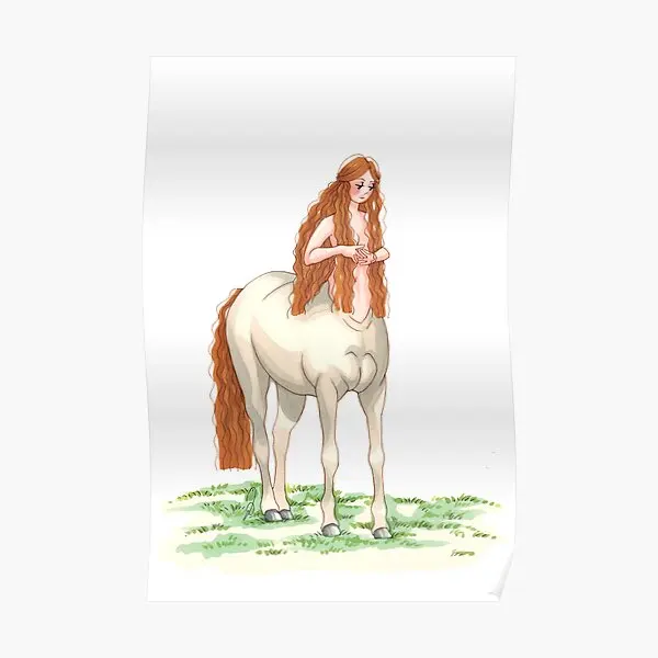 Centaur Girl  Poster Funny Modern Mural Art Picture Print Painting Decor Wall Home Vintage Decoration Room No Frame