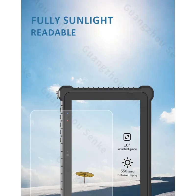 Industrial Tablet Pc Fully Extreme 10.1 Inch IP67 Waterproof Barcode Scanner Tablet Panel For Coal Mine Rugged Tablet PC