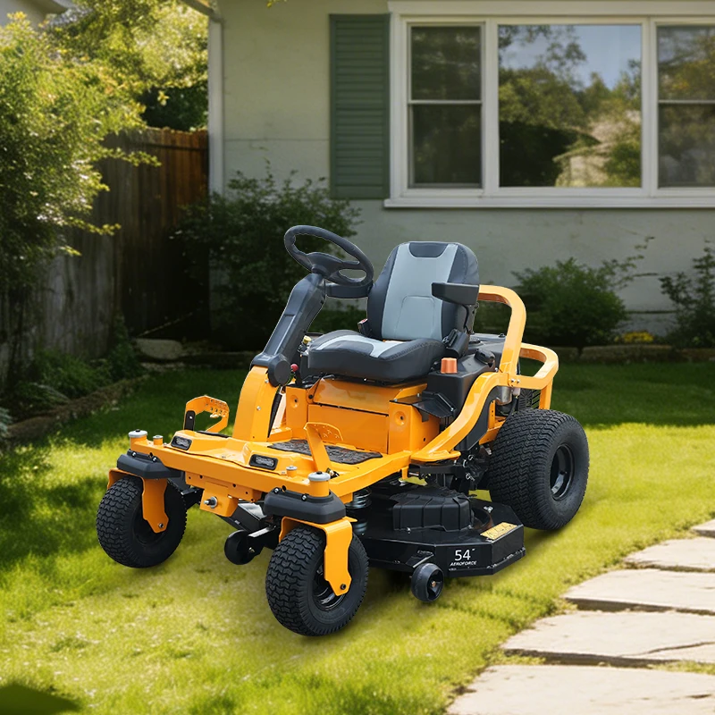 Low Fuel Consumption Fully Hydraulic Custom Electric Lawn Mower Robot Control Electric Lawn Mower for Slope