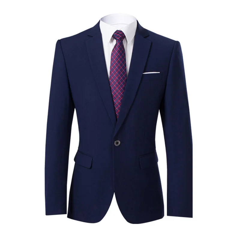 

New multi-color suits business casual Korean slim men's custom multi-color wedding dresses fashion trend