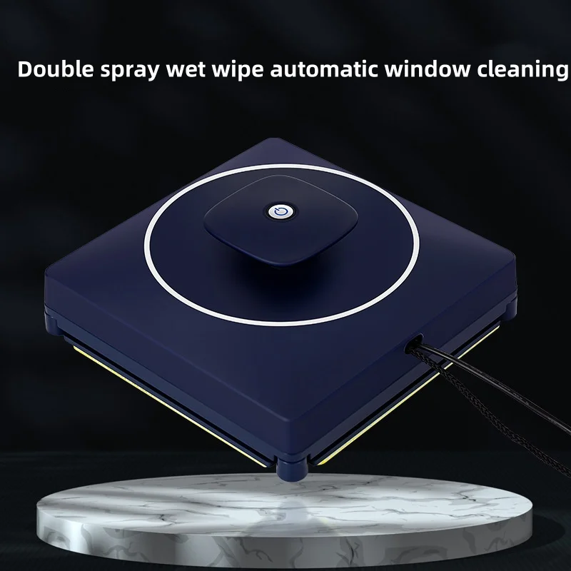더블 스프레이 완전 자동 창 청소 기계 가정용 지능형 원격 제어 초박형 창 청소 기계