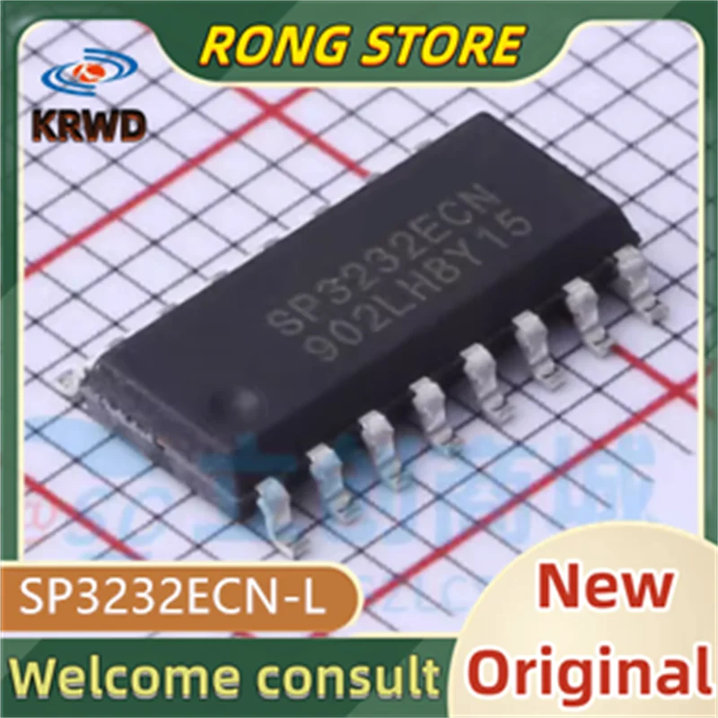 

5PCS SP3232ECN New and original SP3232ECN-L SP3232EC SP3232E SP3232 SOP-16