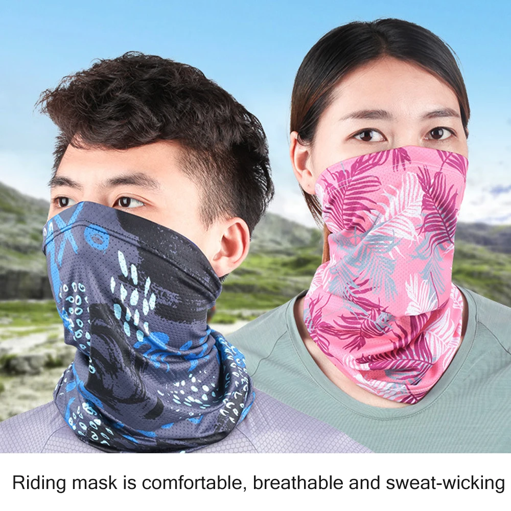 1Pc Windproof Magic Scarf Multipurpose Neck Gaiter Beanie, Balaclava, Festival Elastic Face Mask for Outdoor Sports Men Women