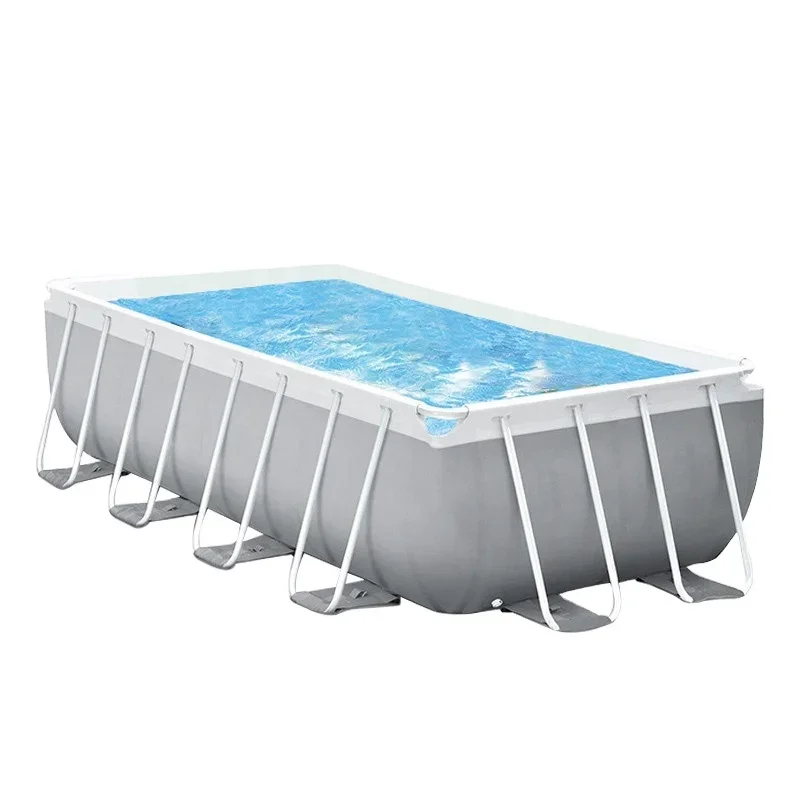 

Customizable The Most Biggest Inflatable Swimming Pool Size 956*488*132cm Outdoor Swimming Pools On Sale with Filter Pump Ladder