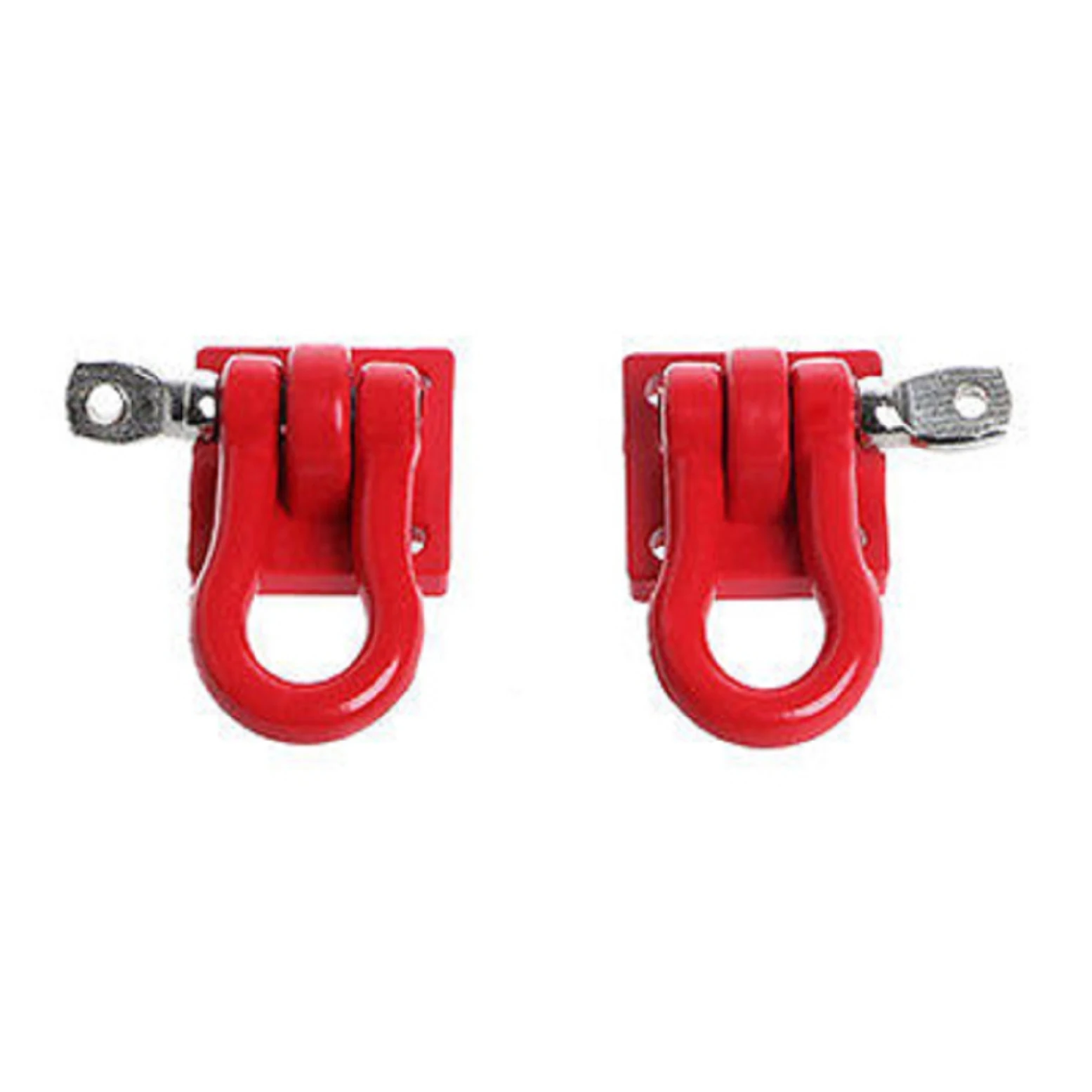 Metal Climbing Trailer Tow Hook Hooks Buckle Winch Shackles Accessory for 1/10 Scale RC Crawler Truck D90 SCX-10 Climbing Car