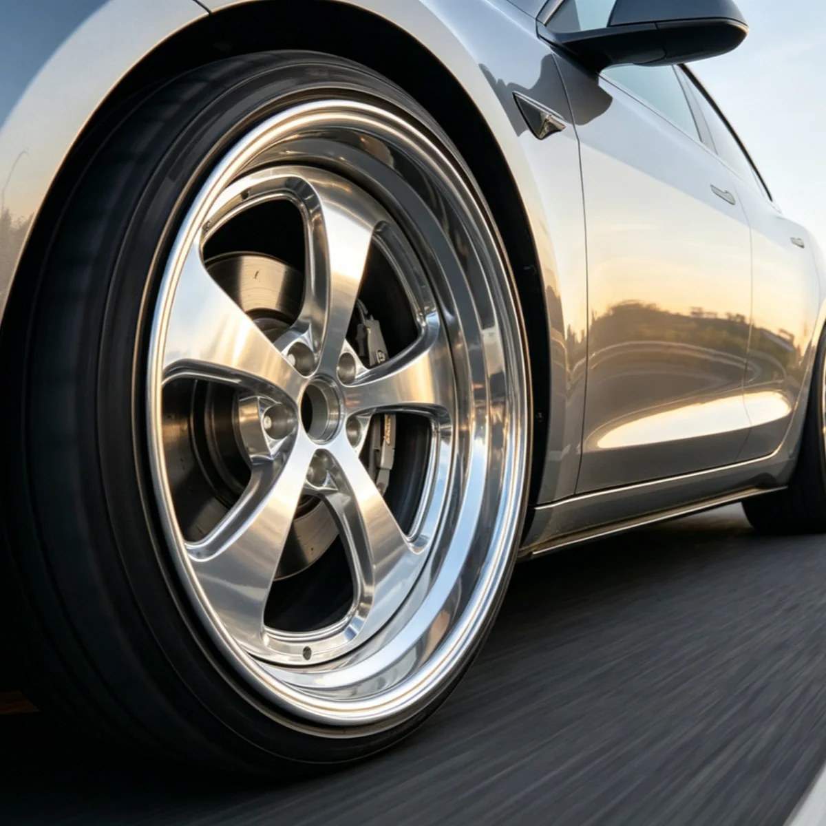 Custom Fully Polished Forged Five Spoke Wheels 15-24 Inch Deep Dish 5x114.3 5x120 For Bentley For Rolls-Royce For Lamborghini