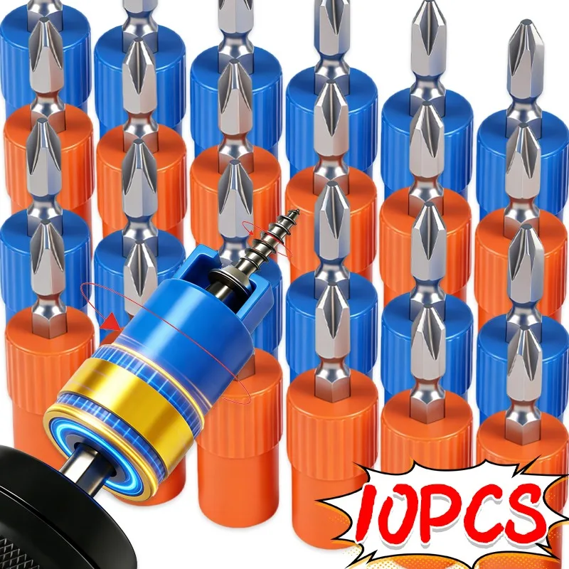 

Набор магнитных насадок для отверток Phillips (1/10 шт.), противоскользящие, с магнитным позиционированием, для ремонта мебели и шкафов