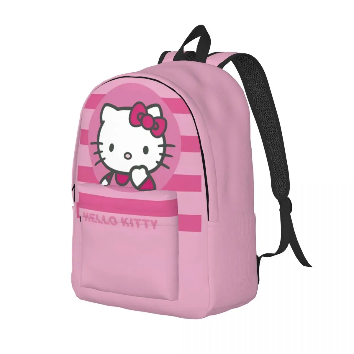 Hello Kitty Backpack Middle High College School Student Cute Kawaii Cartoon Bookbag Teens Daypack Durable